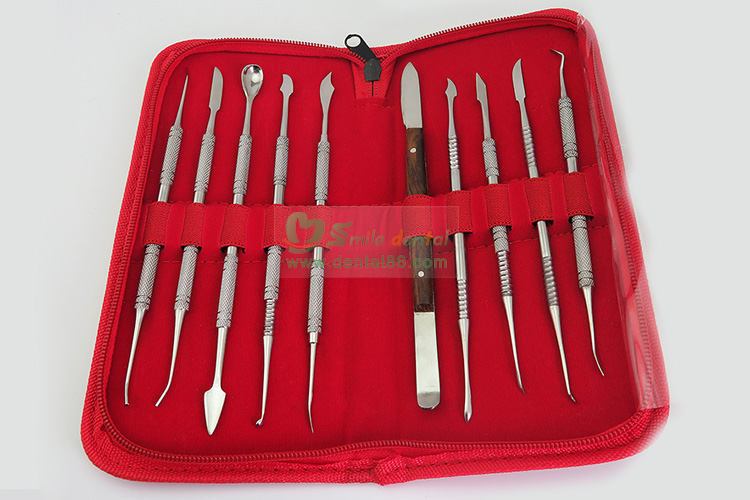 SK182 Dental Lab Kit Wax Carving Tool Set